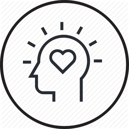 512x512 Brain, Emotion, Human, Line, Love, Process Icon