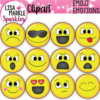 350x350 Emoji Emotion Faces Clipart