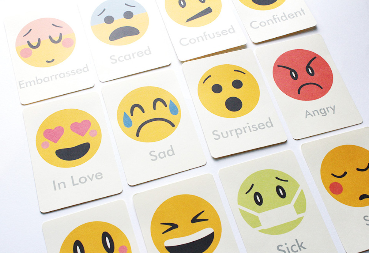 1205x826 Emotions Flash Cards
