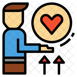256x256 Empathy Icon Of Colored Outline Style