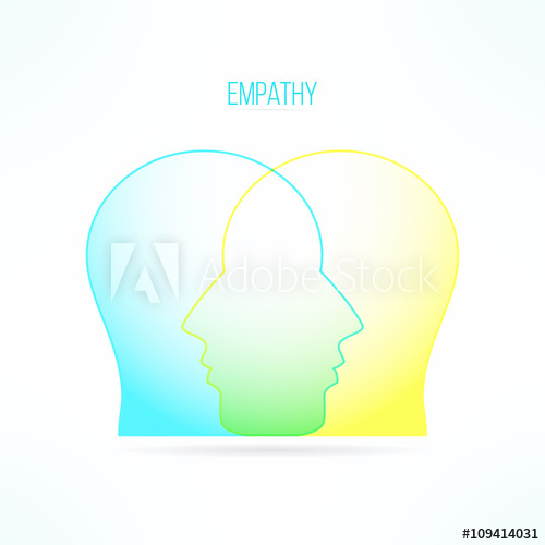 500x500 Empathy Icon Empathic Person Concept Compassion Design
