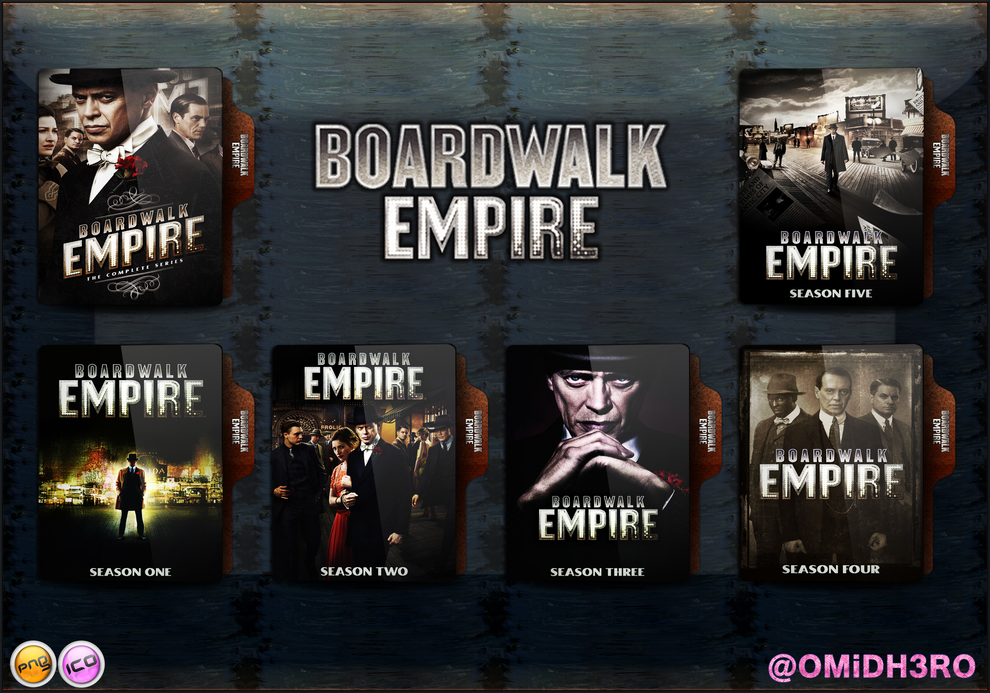 2000x1400 Boardwalk Empire Series Folder Icon Pack