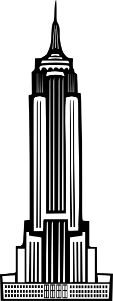 222x588 Empire State Building Clip Arts Download