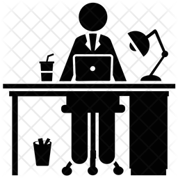 256x256 Employer Icon Of Glyph Style