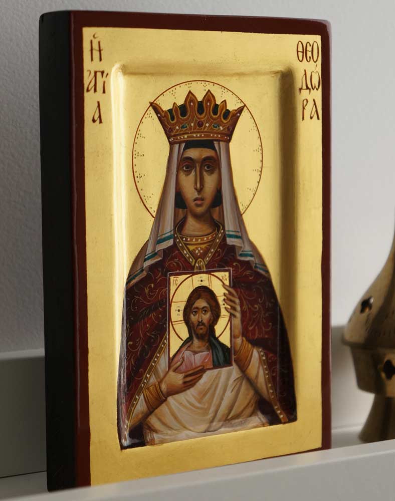 788x1000 St Theodora The Empress Hand Painted Icon