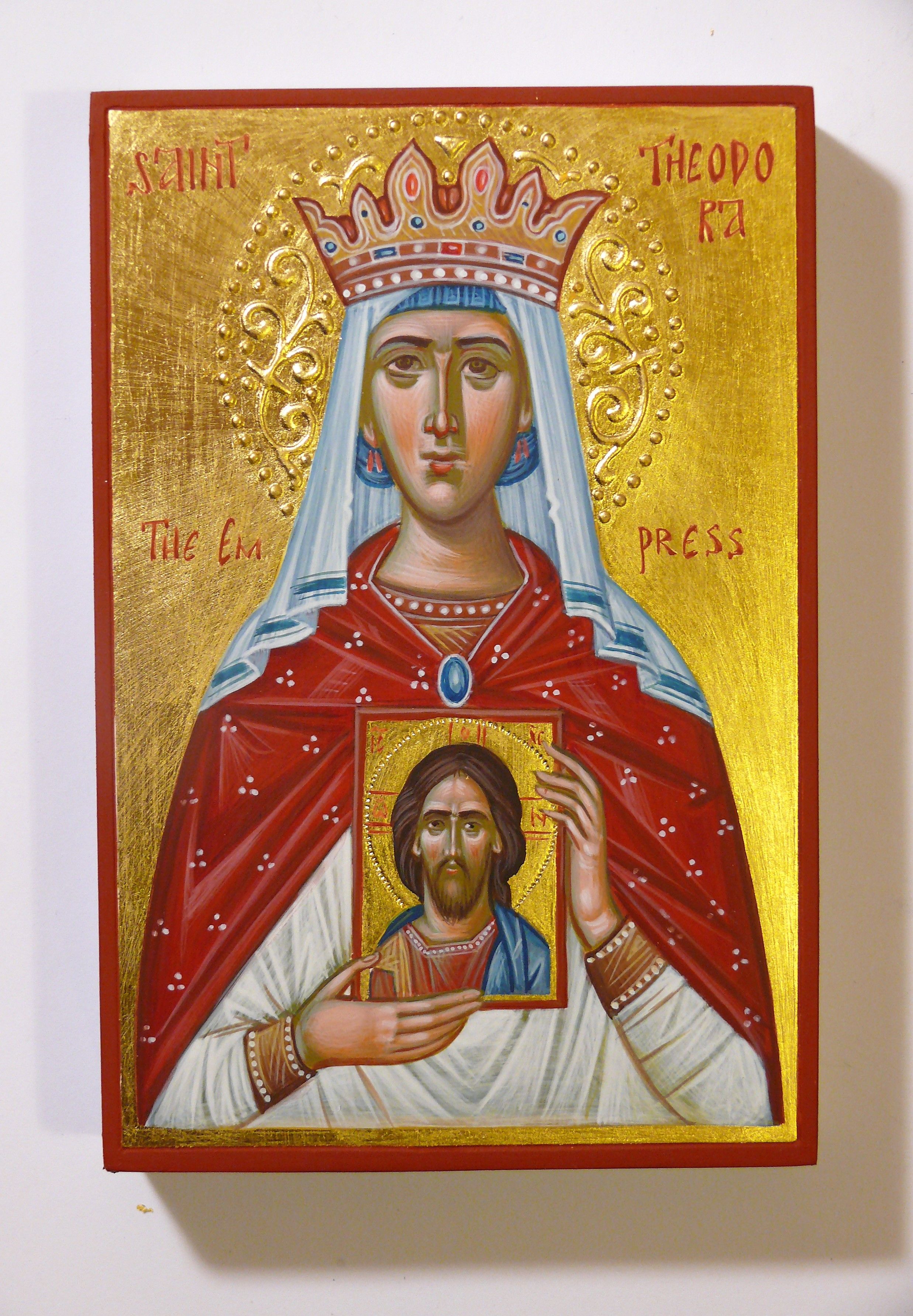 2474x3566 St Theodora The Empress Icon