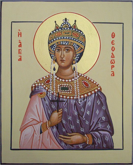 542x671 St Theodora I, The Empress Of Constantinople