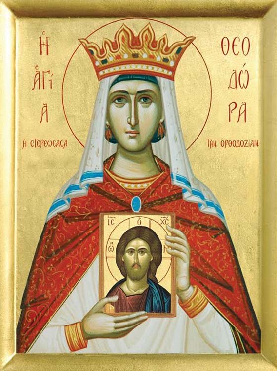 561x750 Today St Theodora, Empress Wife Of Emperor Theophilus