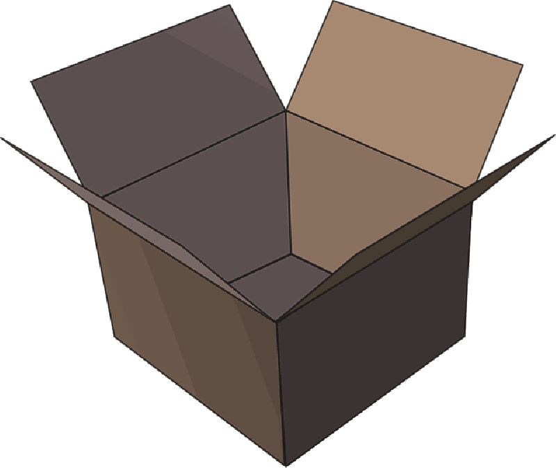 800x673 Box, Package Empty Image Icon