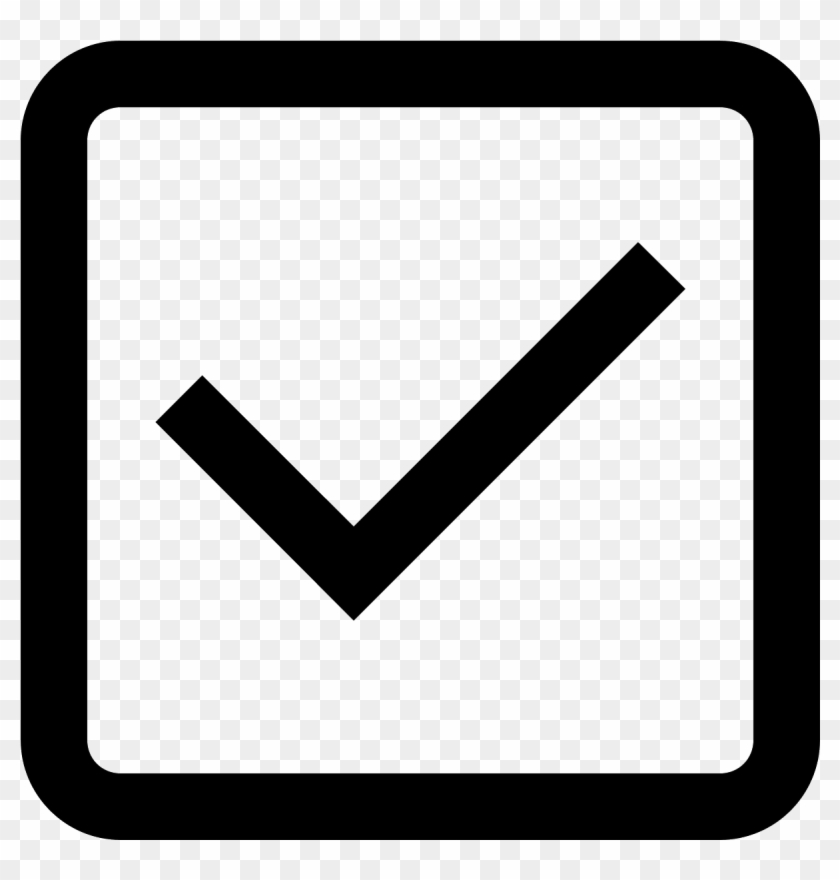840x880 Empty Check Box Symbol