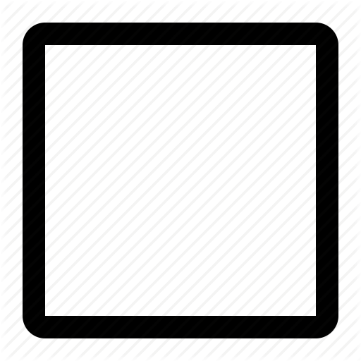 512x512 Box, Check, Empty, Square, Unchecked Icon