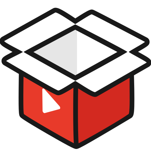 512x512 Box, Empty, Play, Button, Video Icon Free Of Youtuber