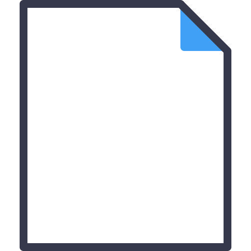 512x512 Document, Empty, Icon Free Of And Document Blue