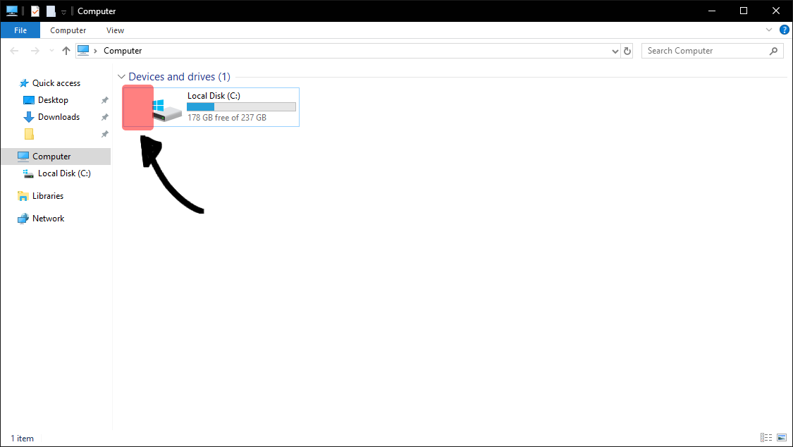 1125x634 Windows Explorer Tile Icon Empty Space