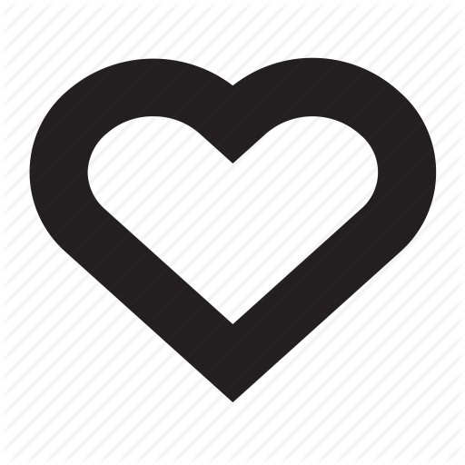 512x512 Empty, Favorite, Heart, Heart Empty, Love, Outlined Icon