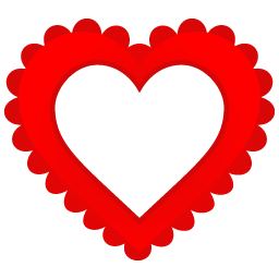 256x256 Empty Heart Icon Download Vector Valentine Heart Icons Iconspedia