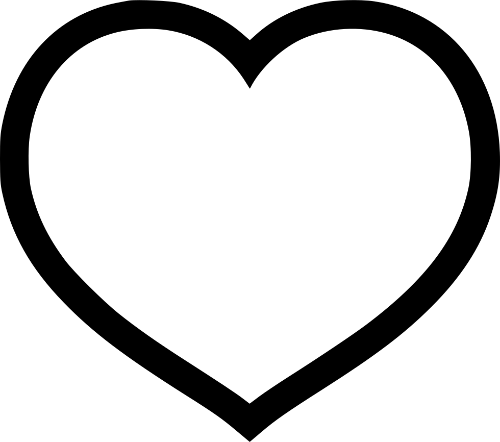 980x866 Empty Heart Png Icon Free Download