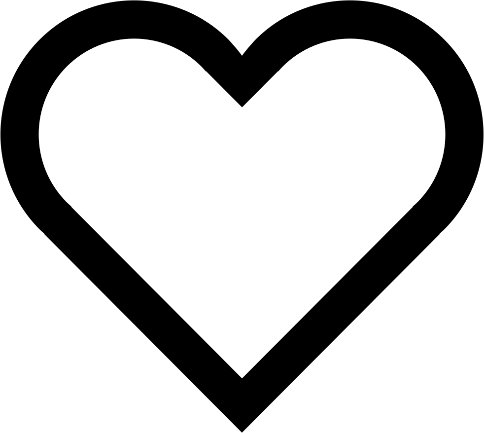 982x878 Boost Empty Heart Png Icon Free Download