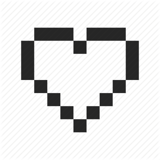 512x512 Critical, Dead, Empty, Heart, Min, None, Retro Icon