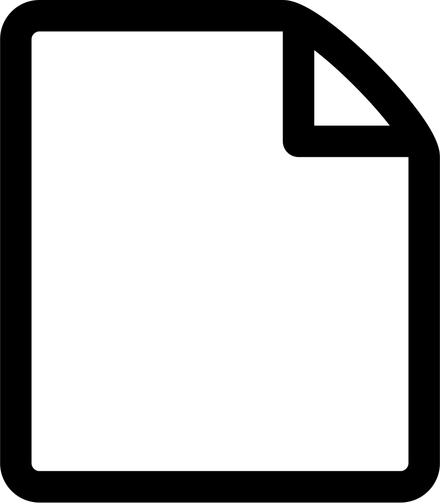 858x981 Empty Document Paper