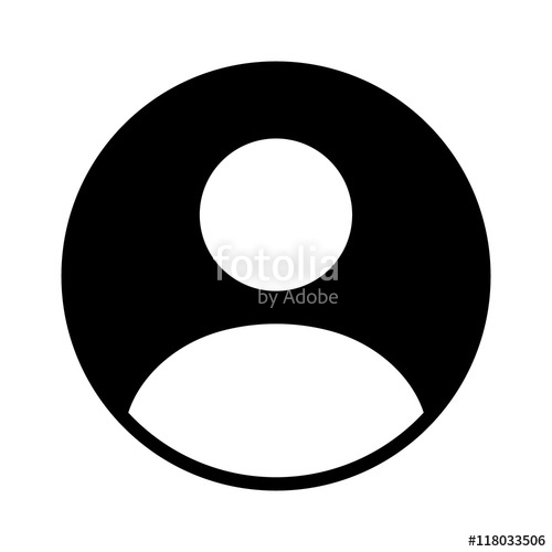 500x500 User Account Profile Circle Flat Icon For Apps And Websites