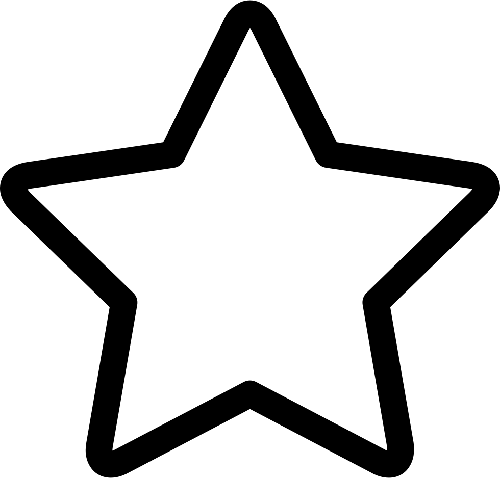 980x938 Star Empty Png Icon Free Download