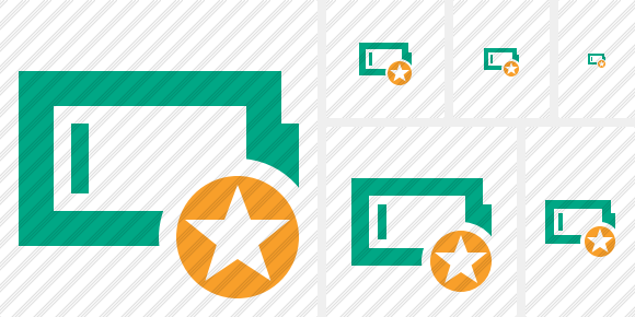 580x290 Battery Empty Star Icon