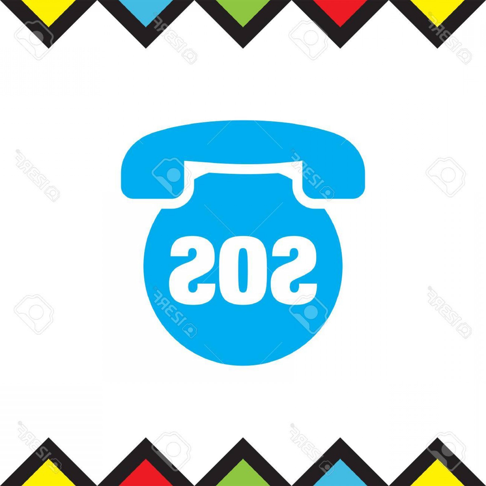 1560x1560 Photostock Vector Sos Phone Vector Icon Emergency Contact Sign Ems