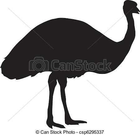 450x435 Vertebrate,ostrich,flightless Bird,ratite,emu,bird,silhouette