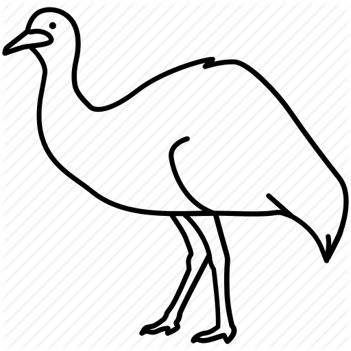 Australia, Australian, Bird, Emu, Flightless, Large, Rhea Icon 512x512 Australia, Australian, Bird, Emu, Flightless, Large, Rhea Icon