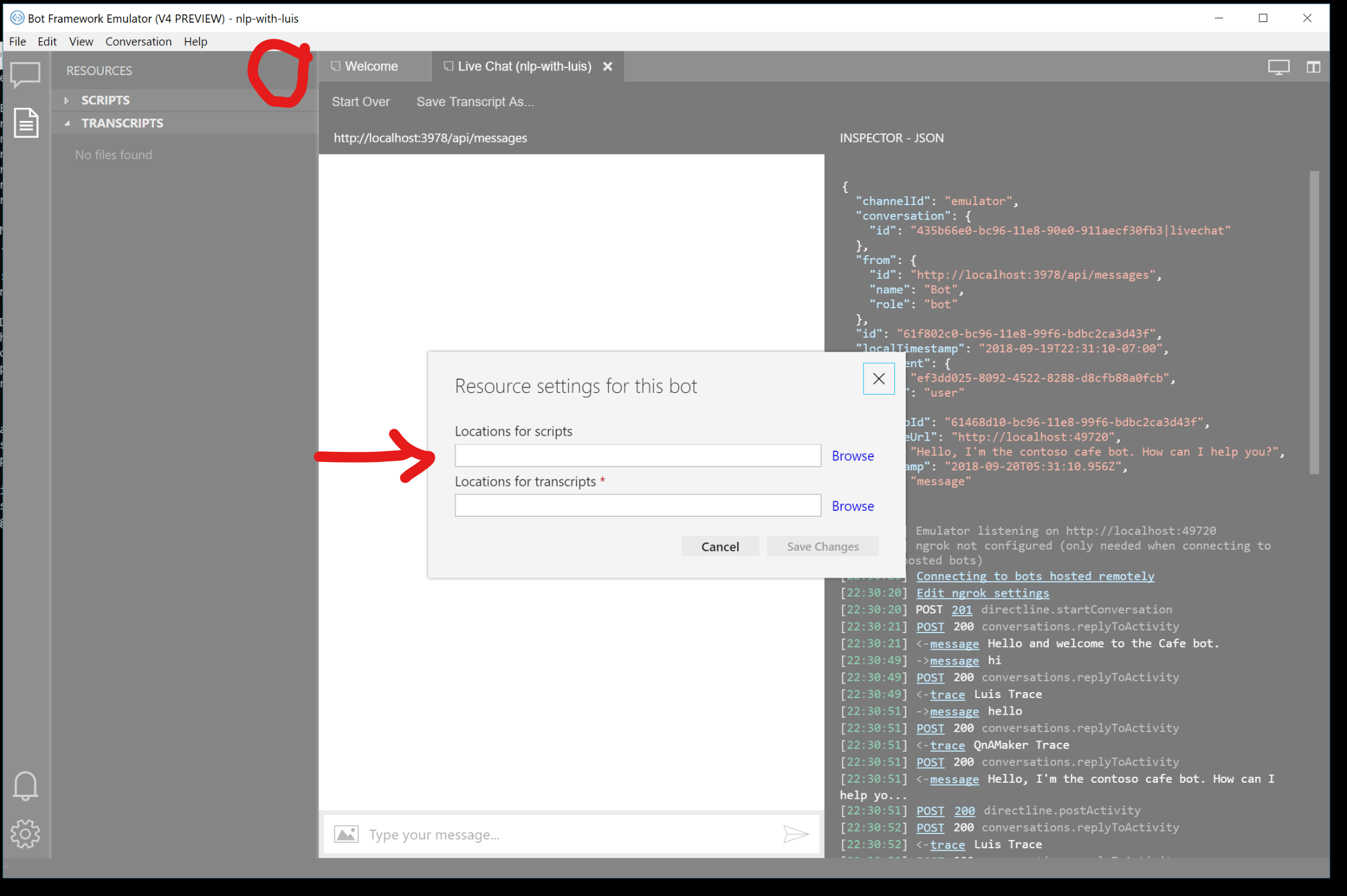 2259x1503 Emulator Transcripts Not Saved In Transcripts Folder Do Not