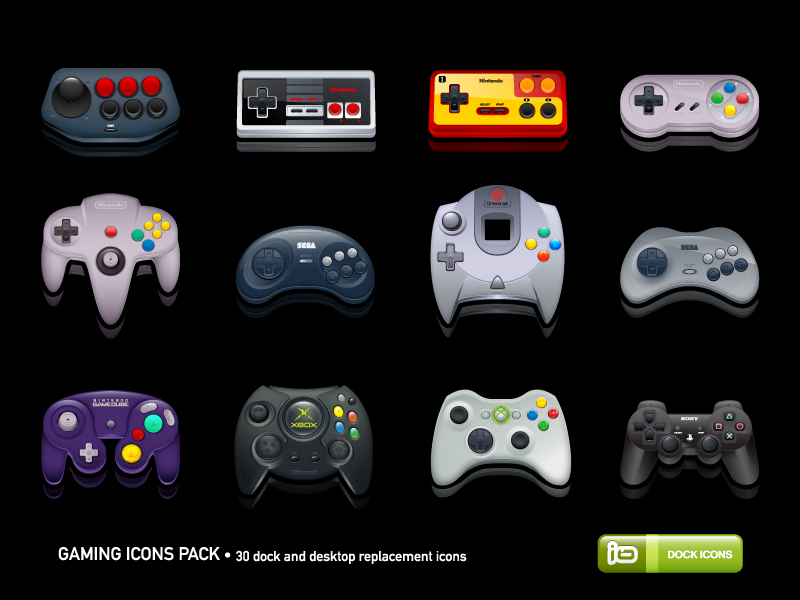 800x600 Gaming Icons Pack