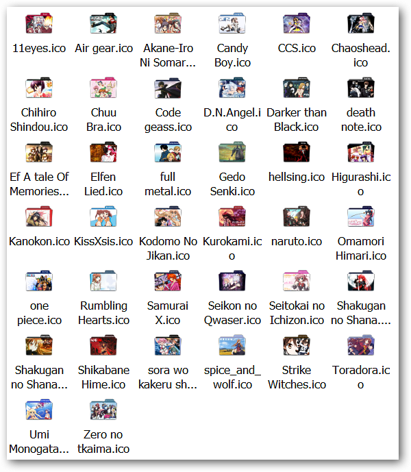 Desktop Fun Anime Icon Packs 600x689 Desktop Fun Anime Icon Packs