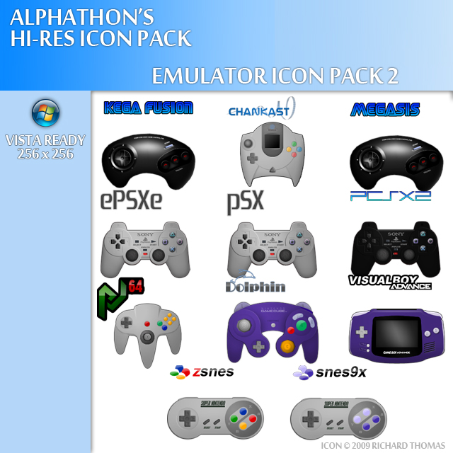 Emulators Pack 640x640 Emulators Pack
