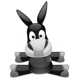 256x256 Emule Icon Crystal Bw Iconset Pit Tux