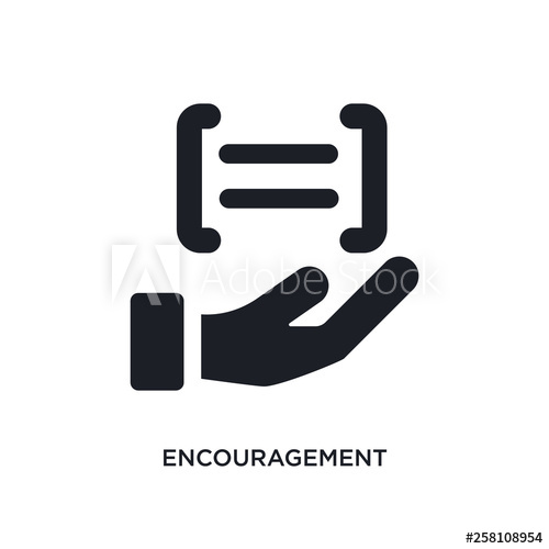 500x500 Encouragement Isolated Icon Simple Element Illustration