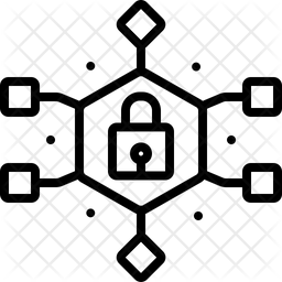 256x256 Data Encryption Icon Of Line Style
