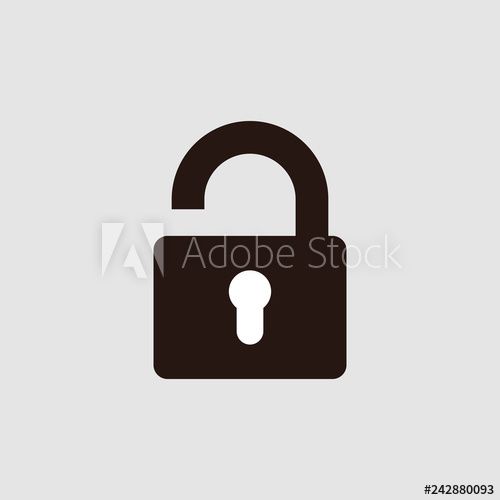 500x500 Lock Icon Encryption Icon Lock Icon In Trendy Flat Style