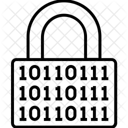 256x256 Cipher Encryption Icon Of Line Style