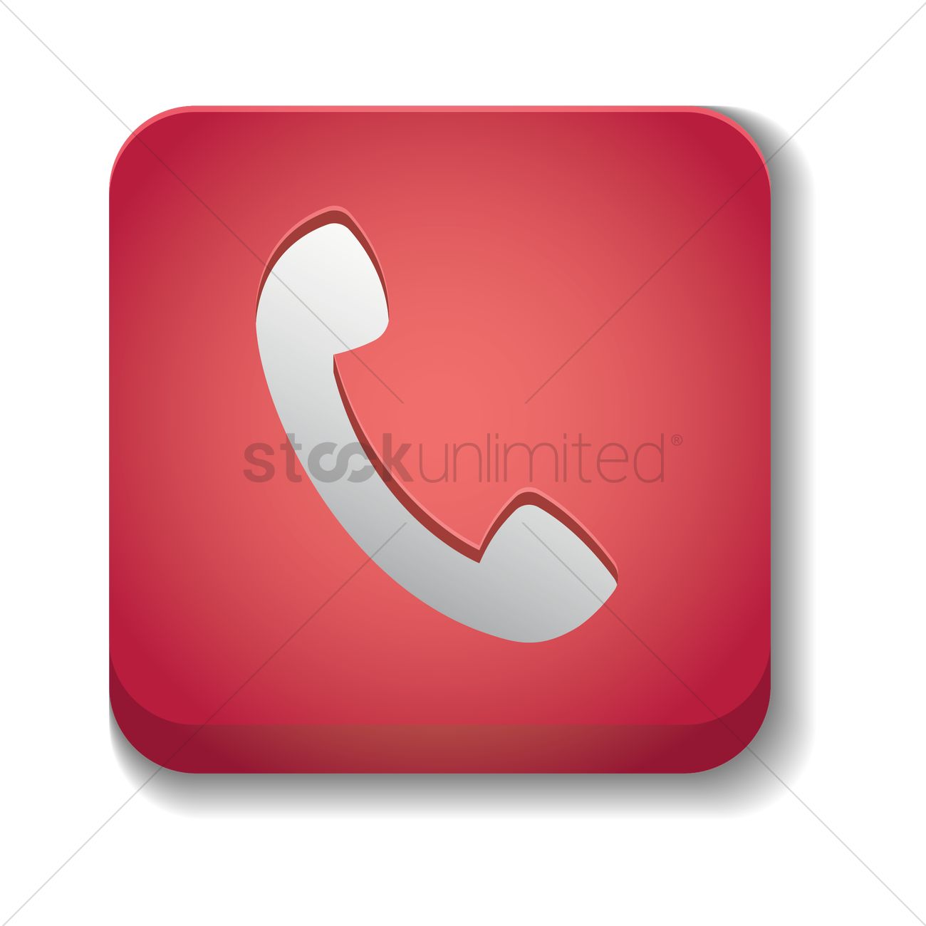 1300x1300 End Call Icon Vector Image