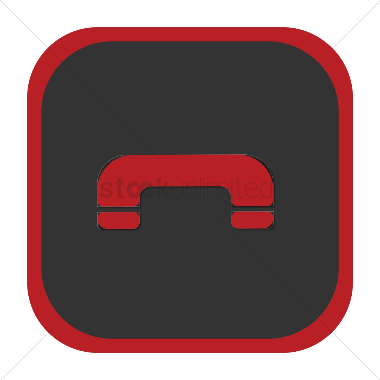 1300x1300 End Call Icon Vector Image