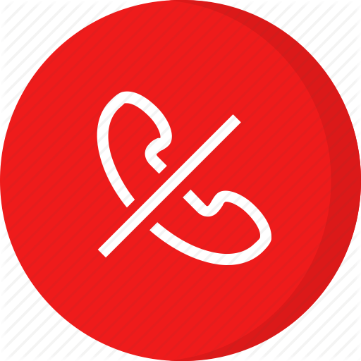 512x512 Call Cancelled, Call Denied, Cancel Call, End Call, Mute Call