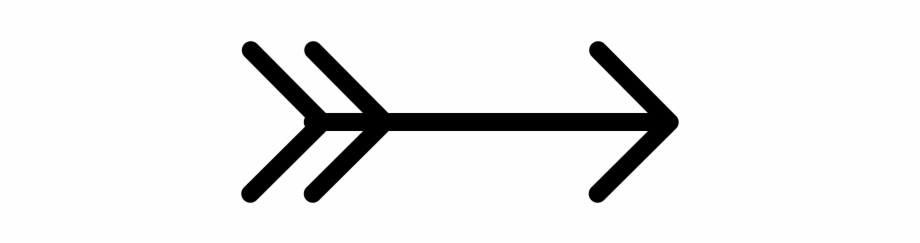 920x243 Arrow Rubber Stamp