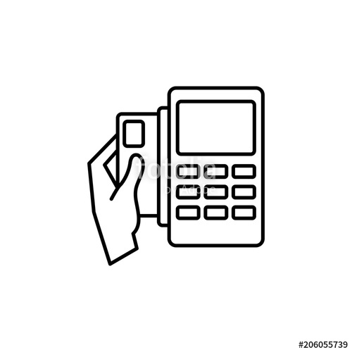 500x500 End User Icon Element Of Mobile Banking For Smart Concept And Web