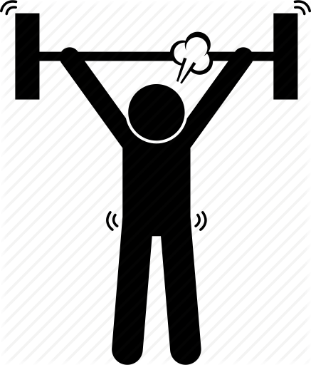 437x512 Endurance, Lifting, Man, Persistent Icon