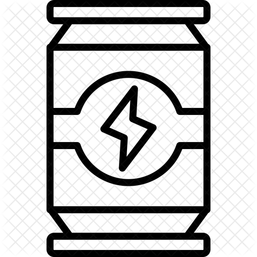 512x512 Energy Drink Icon Of Line Style