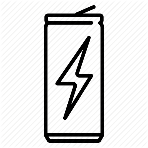 512x512 Beverage, Boost, Can, Drink, Energy, Energy Drink, Lightning Icon