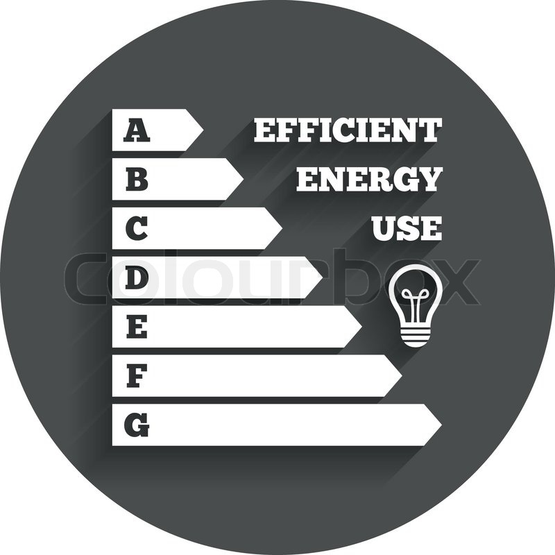 800x800 Energy Efficiency Icon Electricity Stock Vector Colourbox
