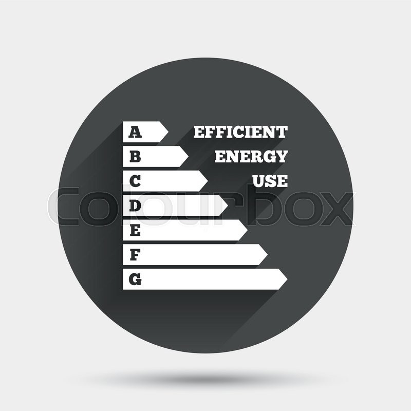 800x800 Energy Efficiency Sign Icon Stock Vector Colourbox