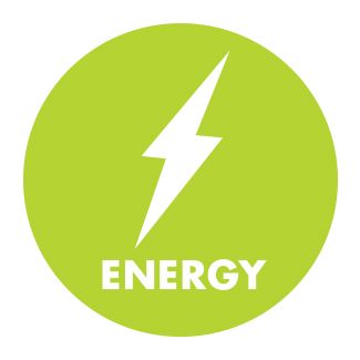 325x325 Energy Icon Vector Icon In Company Logo, Vector Icons, Green